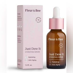 Hydrating & Anti Aging Face Serum - Just Dew It by Fleur & Bee - 1 fl oz